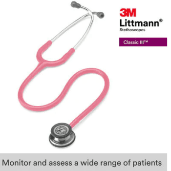 Stethoscope - 5633 - Pearl Pink Tube