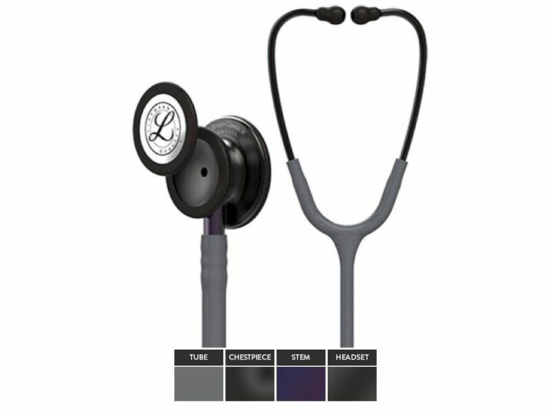 Classic III™ Stethoscope - 5873 - Smoke Gray Tube Black Finish 2