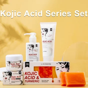 Kojic Acid Whitening Set Face Cream Moisturizer Facial Mask Collagen