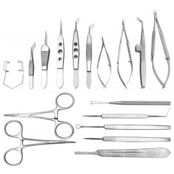 air surgery instruments set