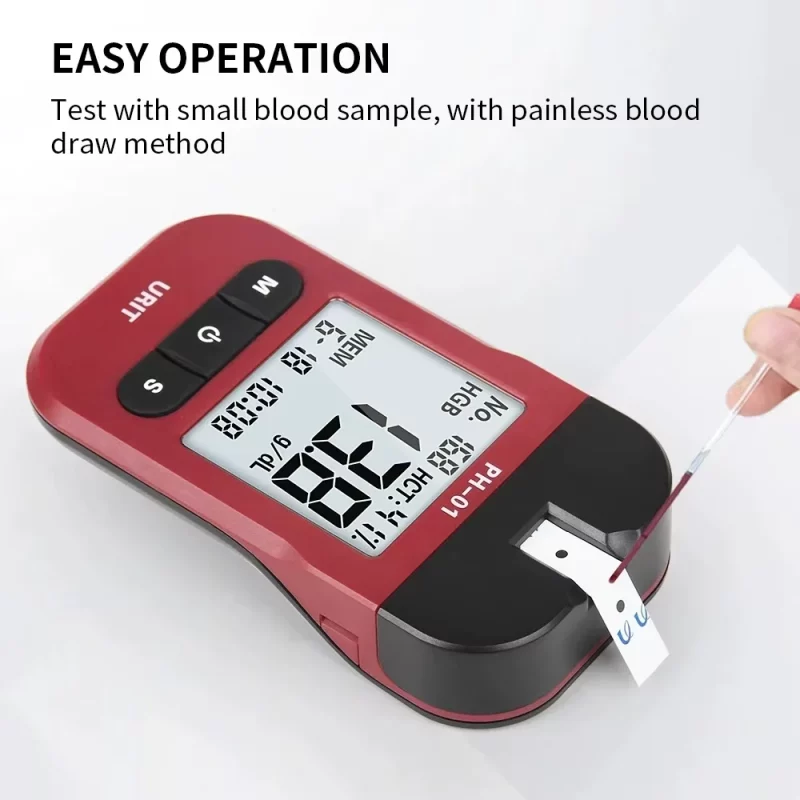 Hemoglobin Meter features