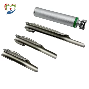 Fiber Optic Laryngoscope blades and handle