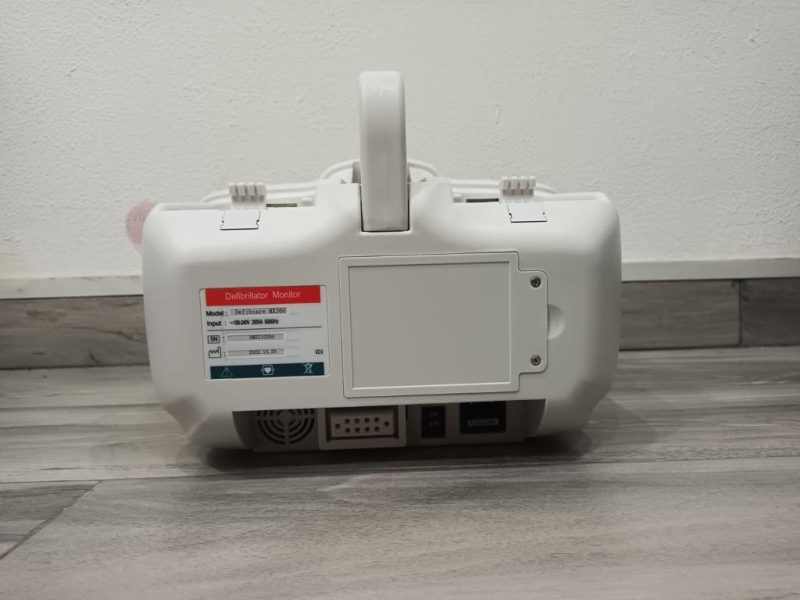 Defibrillator Monitor back view